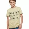 Kids Stranger Things Alphabet Wall T Shirt - Stranger Things