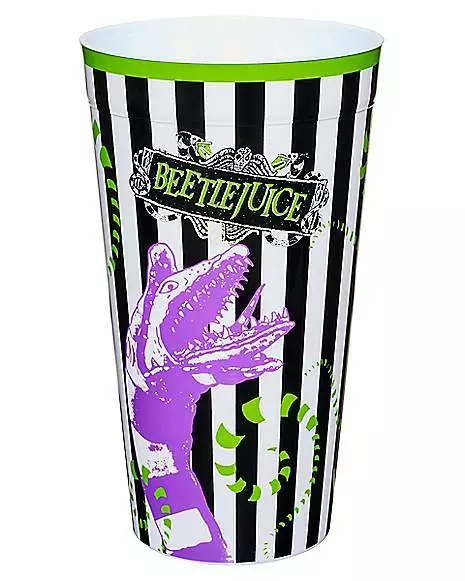 Striped Sandworm Cup 22 Oz. - Beetlejuice