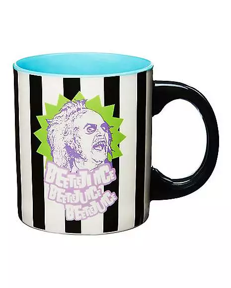 Striped Beetlejuice Coffee Mug - 20 Oz.
