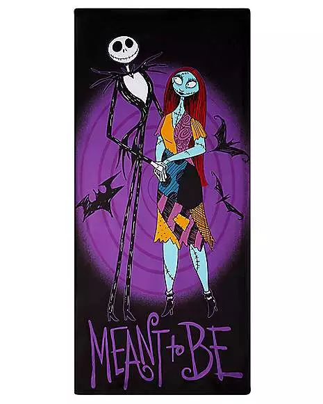 Jack And Sally Door Cover - The Nightmare Before Christmas