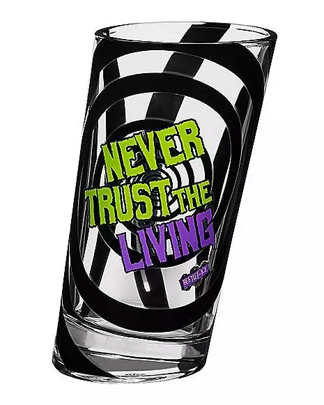 Slanted Beeetlejuice Glass
