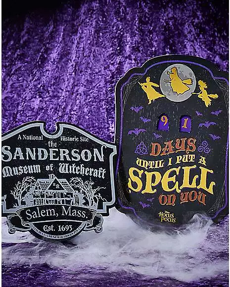 Hocus Pocus Halloween Countdown Sign - Disney - Image 2