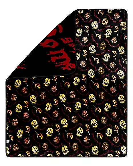 Sam Reversible Fleece Blanket - Trick 'r Treat - Image 4