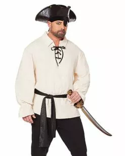Pirate Shirt And Belt Plus Size Costume Kit