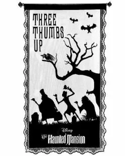 Three Thumbs Up Light-Up Lace Panel - The Haunted Mansion