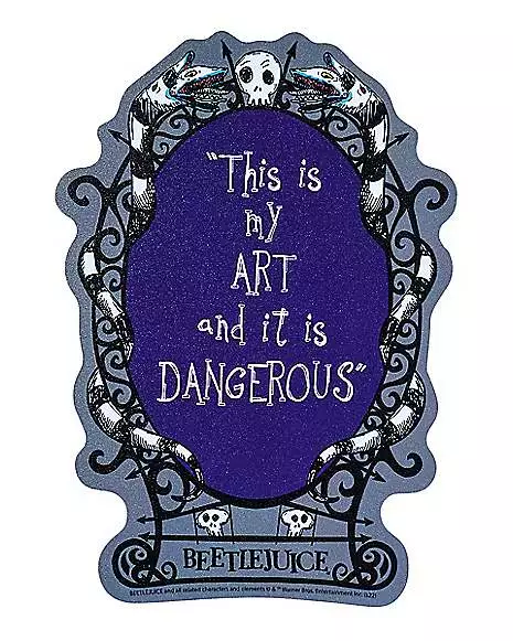 This Is My Art Magnet - Beetlejuice