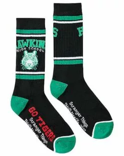 Go Tigers Crew Socks - Stranger Things