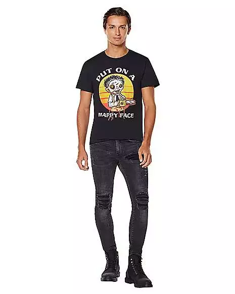 Happy Leatherface T Shirt - Texas Chainsaw Massacre - Image 3