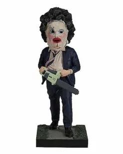 Leatherface Pretty Woman Mask Bobblehead Statue - The Texas Chainsaw M