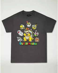 Super Mario Bowser And Friends T Shirt- Nintendo